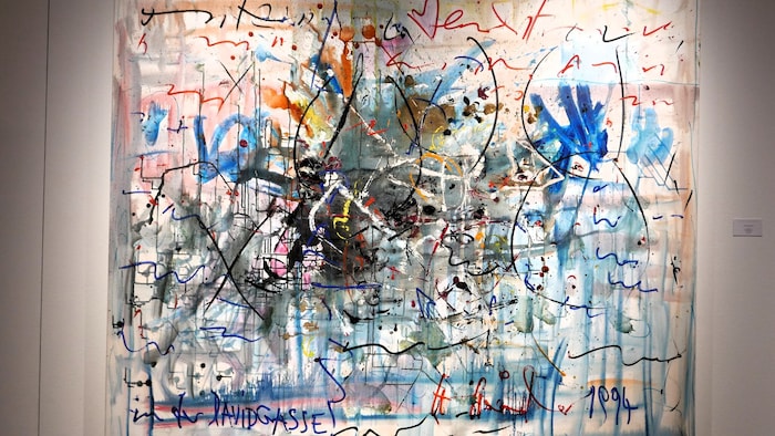 Leinwand von Hans Staudacher (Ausschnitt)