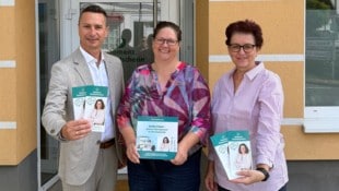 Robert Hergovich besuchte vor der Eröffnung die neue Praxis von Marina Moyses in Donnerskirchen: ...