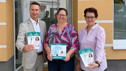 Robert Hergovich besuchte vor der Eröffnung die neue Praxis von Marina Moyses in Donnerskirchen: ...