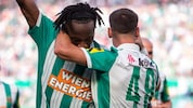 Claudy Mbuyi erzielte einen Treffer bei seinem Rapid-Debüt.