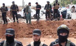 Syrische Regierungstruppe in Sweida