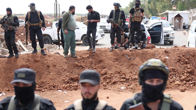 Syrische Regierungstruppen in Sweida (Archivbild)