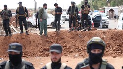 Syrische Regierungstruppe in Sweida