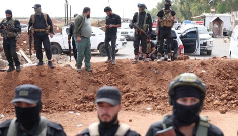 Syrische Regierungstruppe in Sweida