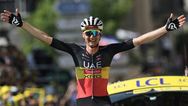 Tim Wellens hat erstmals eine Etappe bei der Tour de France gewonnen.