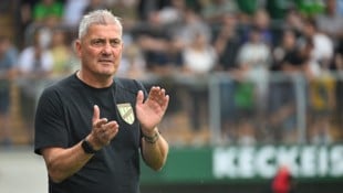 Mit dem Auftritt gegen Augsburg konnte Lustenau-Coach Markus Mader zufrieden sein.