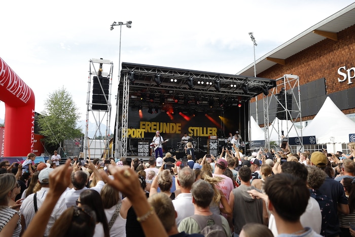 Trotz der Massen ging das Konzert ruhig über die Bühne.