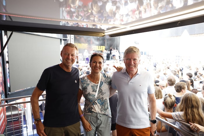 Wolfgang Leitner, Pressechef Hahnenkamm-Rennen Kitzbühel (links), sowie Wolfgang Kos, ...