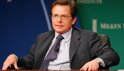 Schauspieler Michael J. Fox ist einer der berühmtesten Parkinson-Patienten der Welt und setzt ...