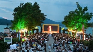 Der Ansturm im Freiluftkino war groß.