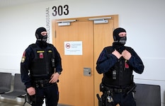 Saal 303 im Wiener Landl ist am Montag streng bewacht.