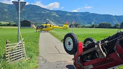 In Pöls kollidierte ein Motorrad mit einem Traktor, beide Lenker wurden verletzt.