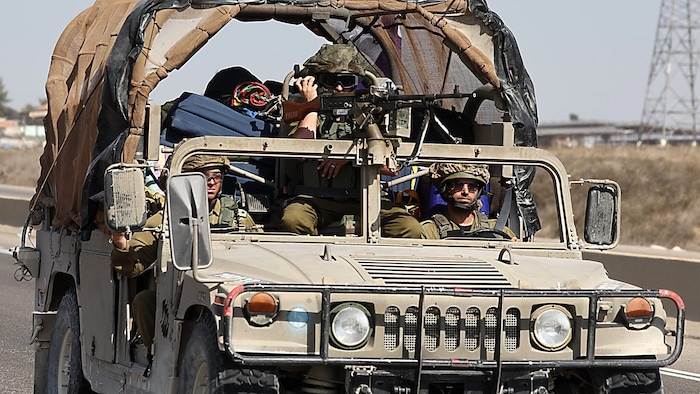 Eine Patrouille des israelischen Militärs
