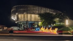 Die KTM-Motohall in Mattighofen.