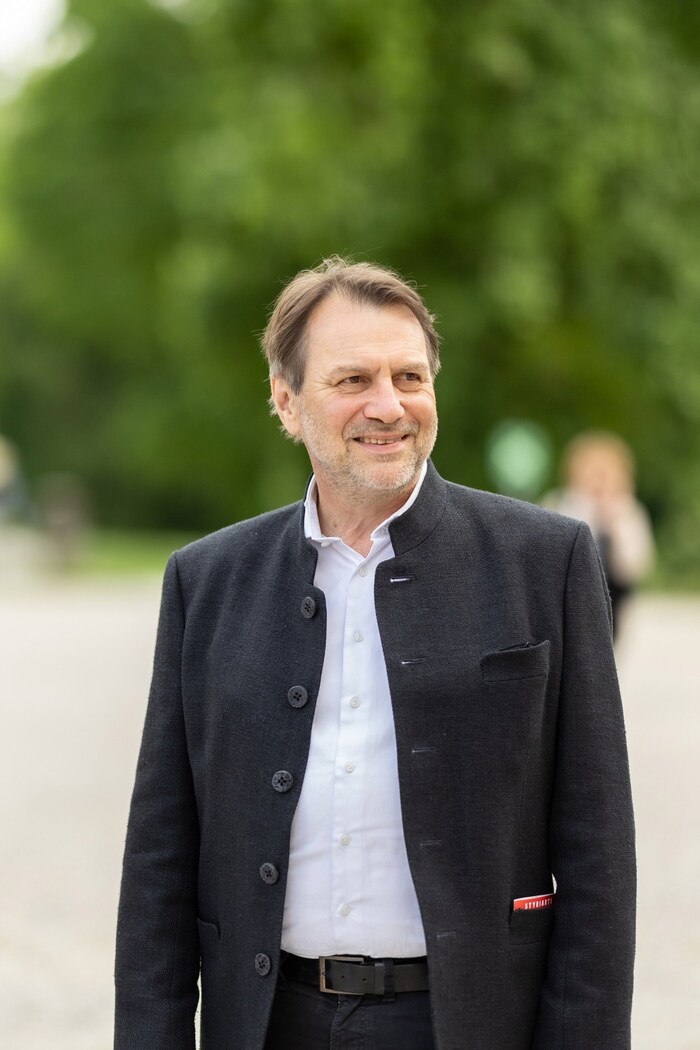 Langzeit-Styriarte-Intendant Mathis Huber will mindestens bis 2028 Intendant bleiben.