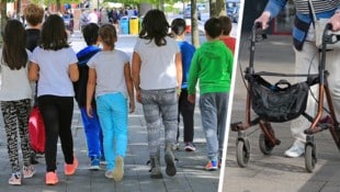 Die Volksschüler (Symbolbild) waren am Weg in einen Park in Wien-Mariahilf, als eine ...