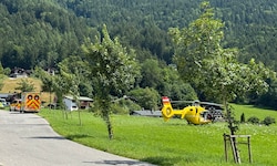 Die Frau wurde ins Salzburger Unfallkrankenhaus geflogen.