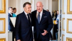Bundeskanzler Christian Stocker und Frankreich Präsident Emmanuel Macron sind einig in Sachen ...