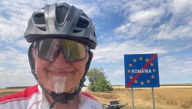 Da lässt Franz Kofler Rumänien hinter sich, der 68-jährige Judoka hat auf seiner Friedenstour ...