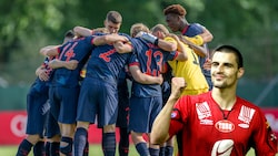Red Bull Salzburg trifft auf den SK Brann. Paul Scharner (re.) kickte in seiner Karriere auch ...