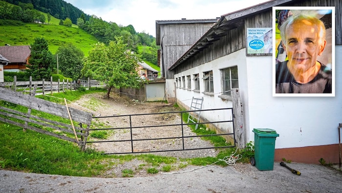 Auf seinem Hof wurde Gerald G. gegen die Stallwand gedrückt und getötet.