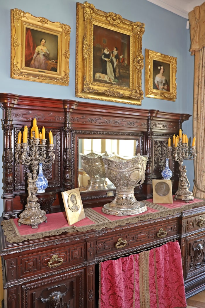 Bei Führungen kann man die Räume besichtigen.