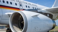 Ein Airbus A319 der deutschen Bundeswehr musste aufgrund einer unklaren Luftnotlage einen ...