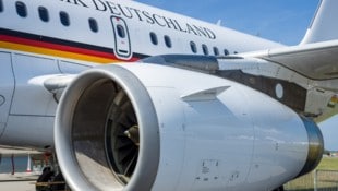 Ein Airbus A319 der deutschen Bundeswehr musste aufgrund einer unklaren Luftnotlage einen ...