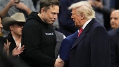 Bild aus glücklicheren Tagen, als Musk und Trump noch enge Vertraute waren