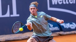 Lukas Neumayer musste sich in zwei Sätzen geschlagen geben.