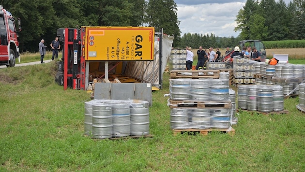 Nicht Hopfen und Malz verloren: Die wertvolle Ladung war gut verpackt