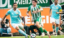Rapid-Neuzugang Dominik Weixelbraun zeigte am Flügel beim 1:1 gegen Union Berlin auf. 