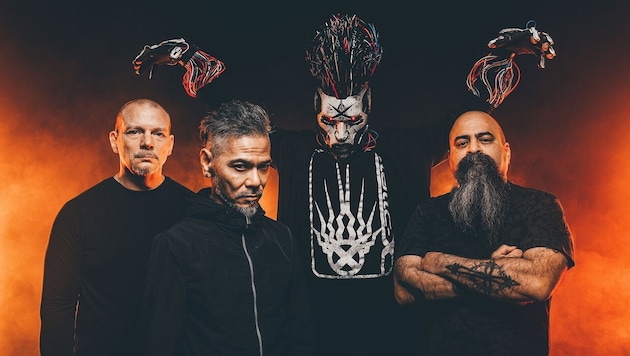 Static-X anno 2025 mit drei verbliebenen Bandmitgliedern von früher und dem mysteriösen ...