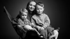 Valentina Pircher mit ihren beiden Söhnen Felix (li.) und Emil. Sie wünscht sich mehr Assistenz.