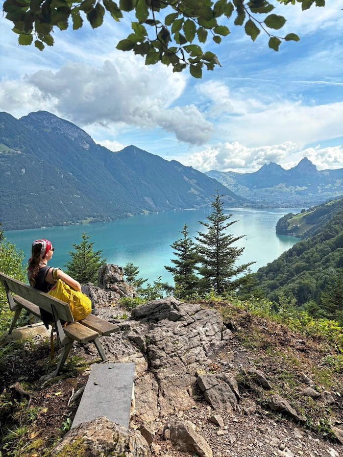 Während der Wanderung am Rütli bieten sich immer wieder herrliche Ausblicke auf den ...