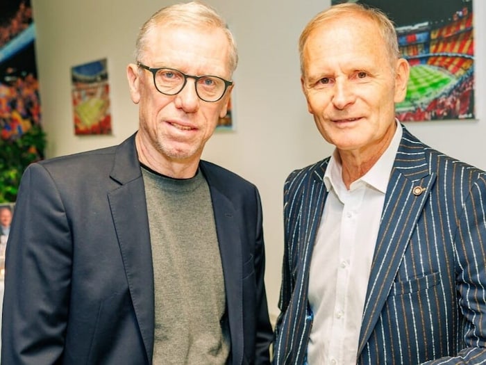 Heinz Palme (re.) kennt Peter Stöger schon lange, schätzt ihn sehr.