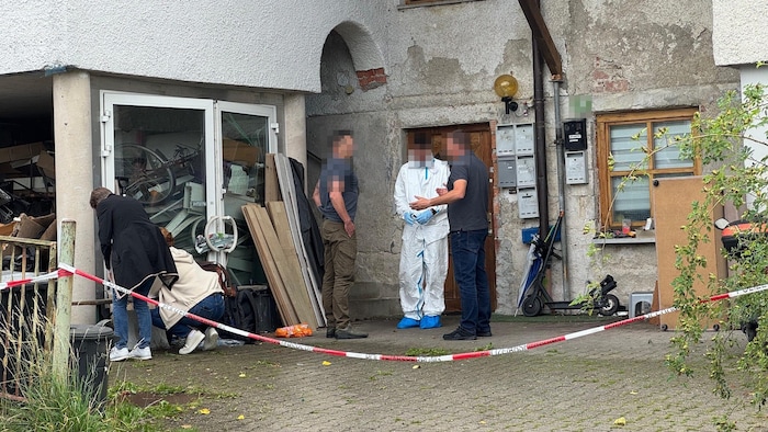 Das Haus, in dem die Leichen gefunden worden waren
