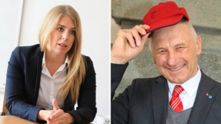 Isabella Theuermann erhält Hilfe von Manfred Mertel.