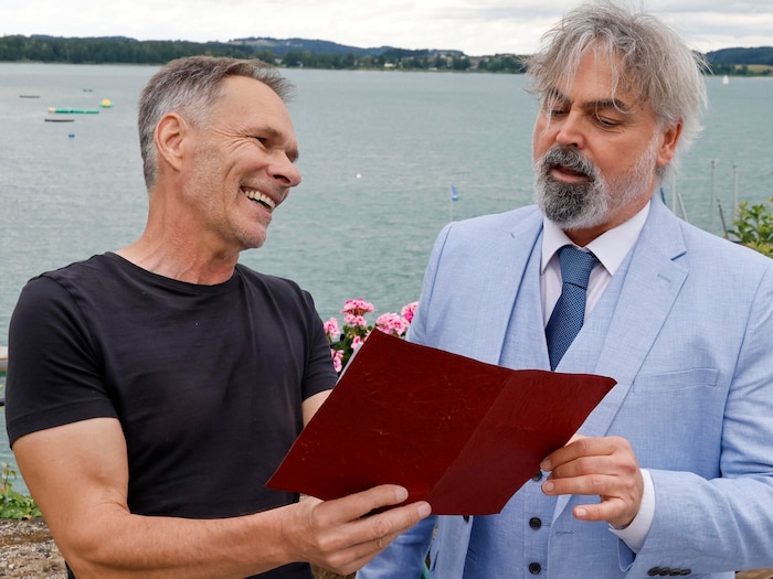 Helmut Vitzthum (li.) und Michael Jamak
