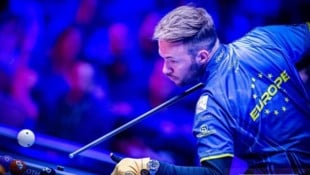 Der Kärntner Albin Ouschan ist im 9er-Ball doppelter Weltmeister, gewann das Turnier 2016 und ...