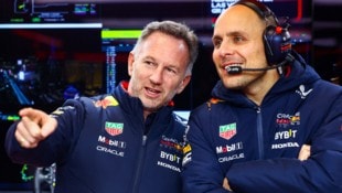 Ex-Red-Bull-Teamchef Christian Horner (li.) und Renningenieur Gianpiero Lambiase