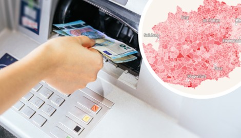 Wer die längsten „Ausflüge“ zum nächsten Bargeldautomaten machen muss, haben wir in einer ...