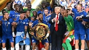 Bei der Siegerehrung der Klub-WM sorgte US-Präsident Donald Trump für einen Fremdschäm-Moment, ...