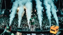 Finch heizte dem Partyvolk im legendären Noa Beachclub gehörig ein.