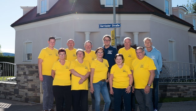 Ein Teil des vorbildlichen Teams der Freunde der Herrieder Straße aus dem Vorjahr