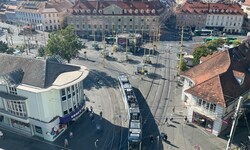 Der Grazer Jakominiplatz ist ein sogenannter Hitzeplatz.