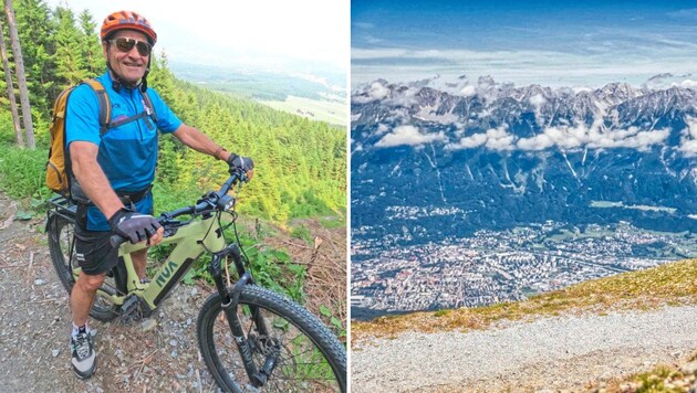 Blick auf Innsbruck und die Nordkette.