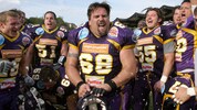 Die Nummer 68 der Vienna Vikings: Roman Seybold hatte schon oft Grund zum Jubeln, hier etwa 2007 ...
