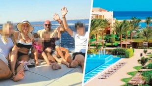 Familie B. aus Schwechat (NÖ) erlebte zuerst noch einen richtigen Traumurlaub in Hurghada. ...