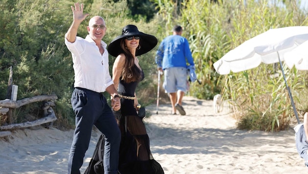 Jeff Bezos und seine Lauren sind wieder in Europa, diesmal in Südfrankreich. Der Honeymoon der ...